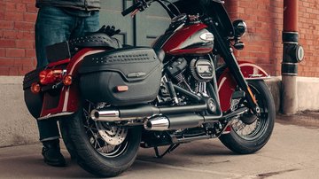Bilder på Heritage Classic-motorcykel