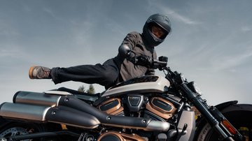 A Sportster S motorkerékpár motorblokkja 