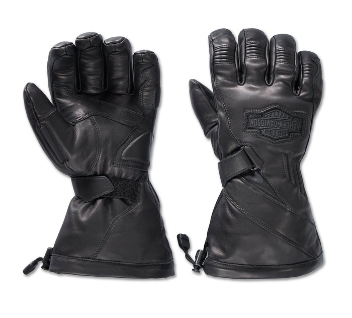 Men's Circuit II Waterproof Leather Gauntlet Gloves 1