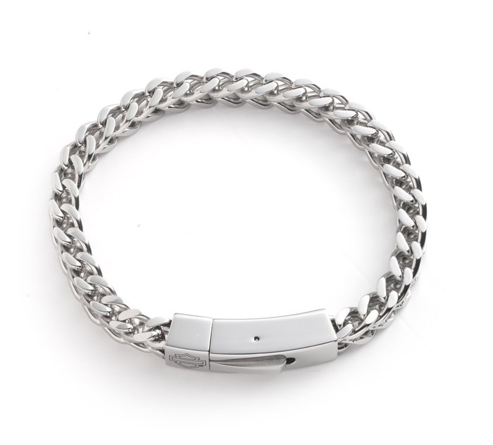 Men's Curb Chain Flex Bracelet 1