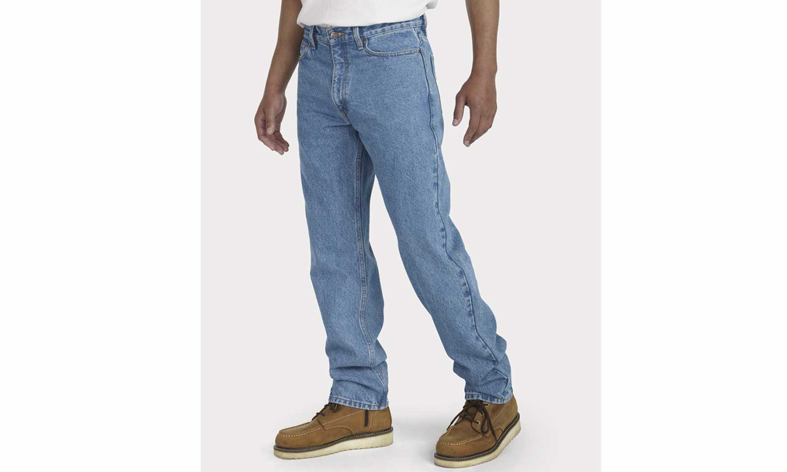 Men's New Jeans 40/34 100% Cotton Light Blue Denim Blowout Sale 