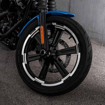 front tire & wheel