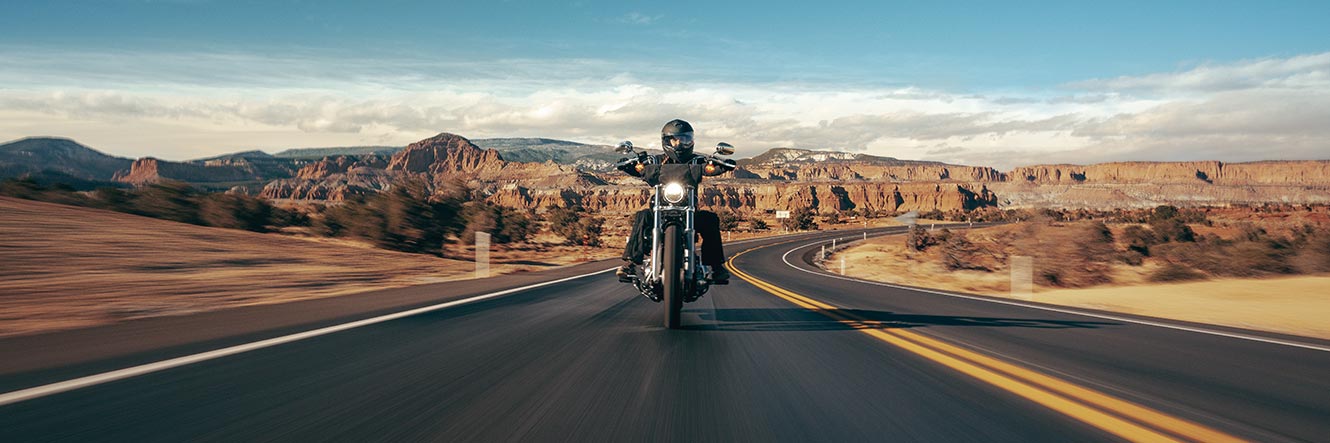 ストリートを走る様子