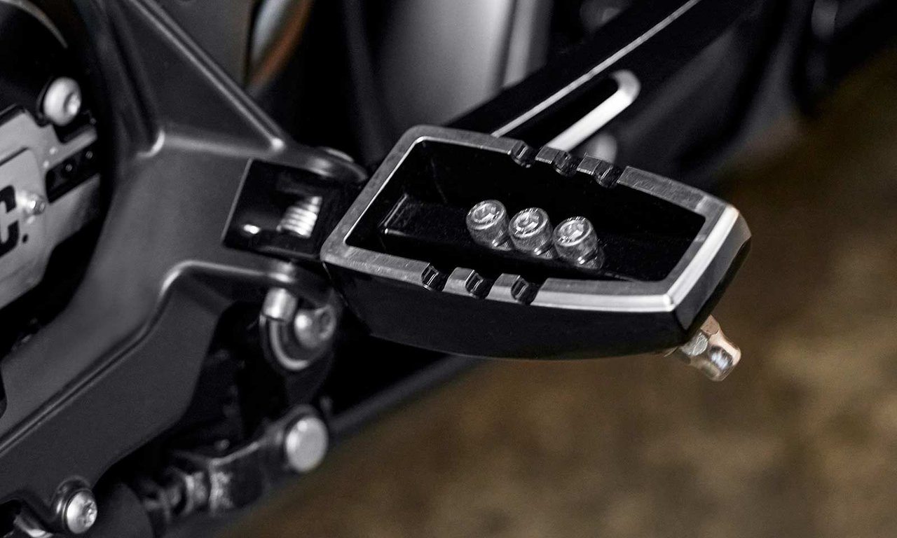 Sportster Wild One rider and pillion footpegs