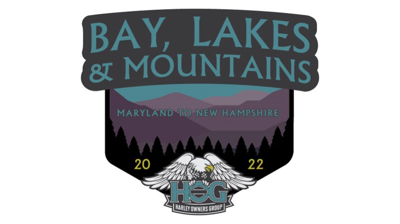 Логотип ралли-тура H.O.G. «Залив, озера и горы»