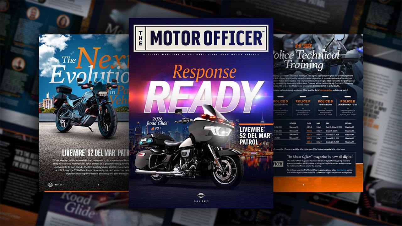 The Motor Officer magazine cover