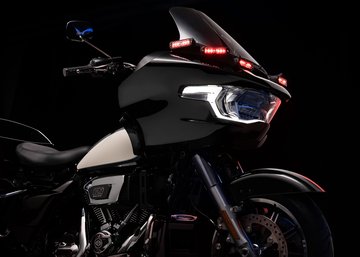 Police Road Glide lights