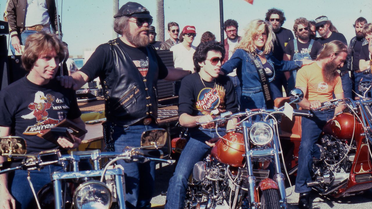 Willie G. and group of h-d enthusiasts
