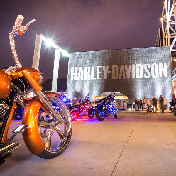 Harley-Davidson sign at Museum