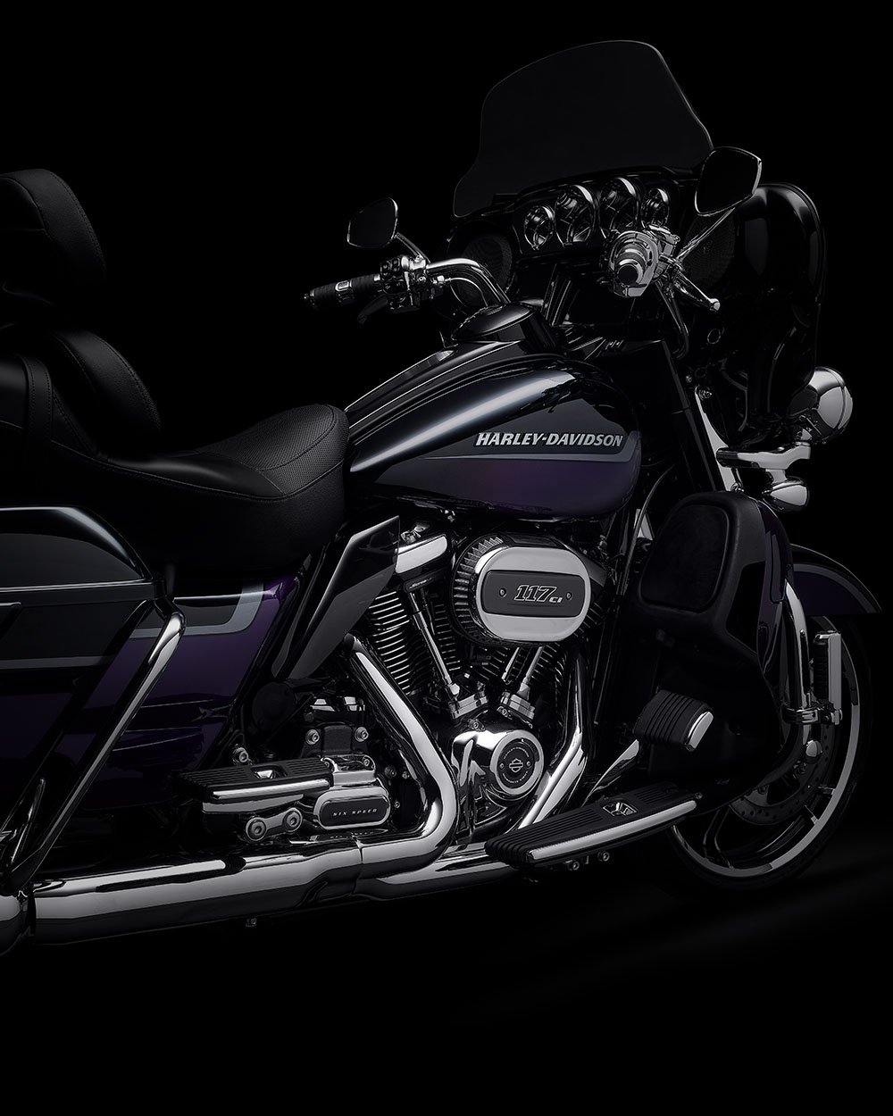 Close Up of CVO Limited motorcycle