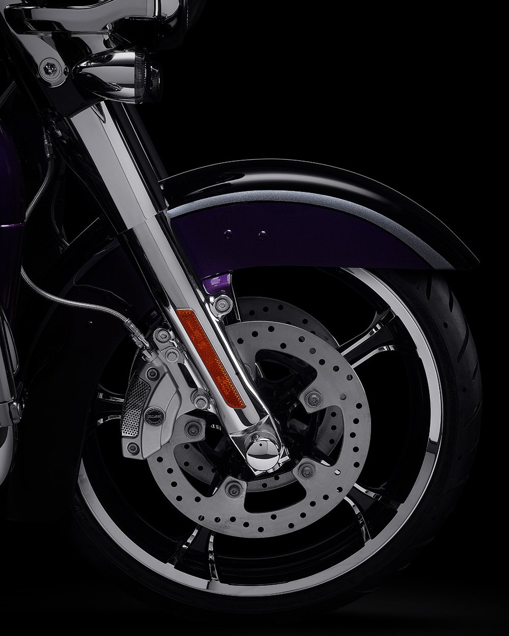 Shocks on a CVO Limited motorcycle