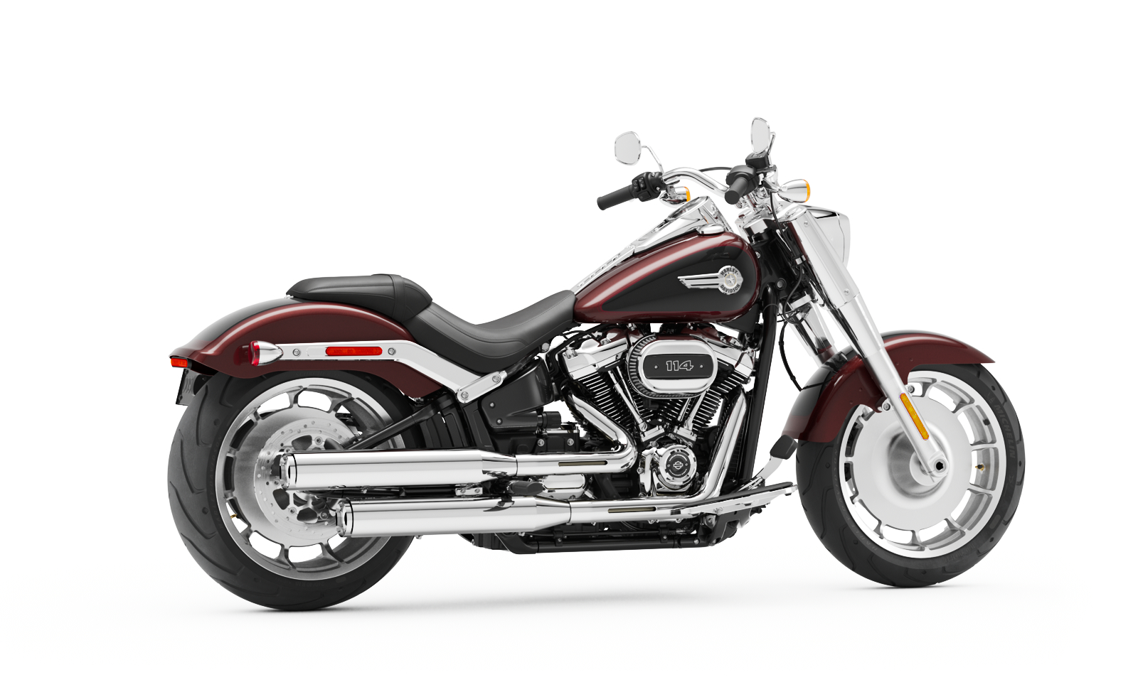 Hot Wheels Harley Davidson Fat Boy Red Free US Shipping 