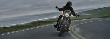 Cliché de la motocyclette Nightster mise en scène