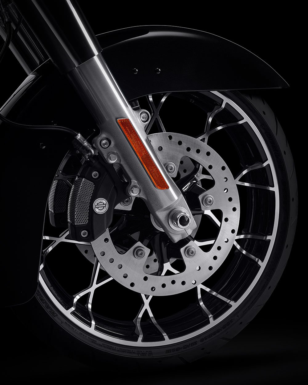 Brake system on a 2022 Road Glide Special Motorcycle