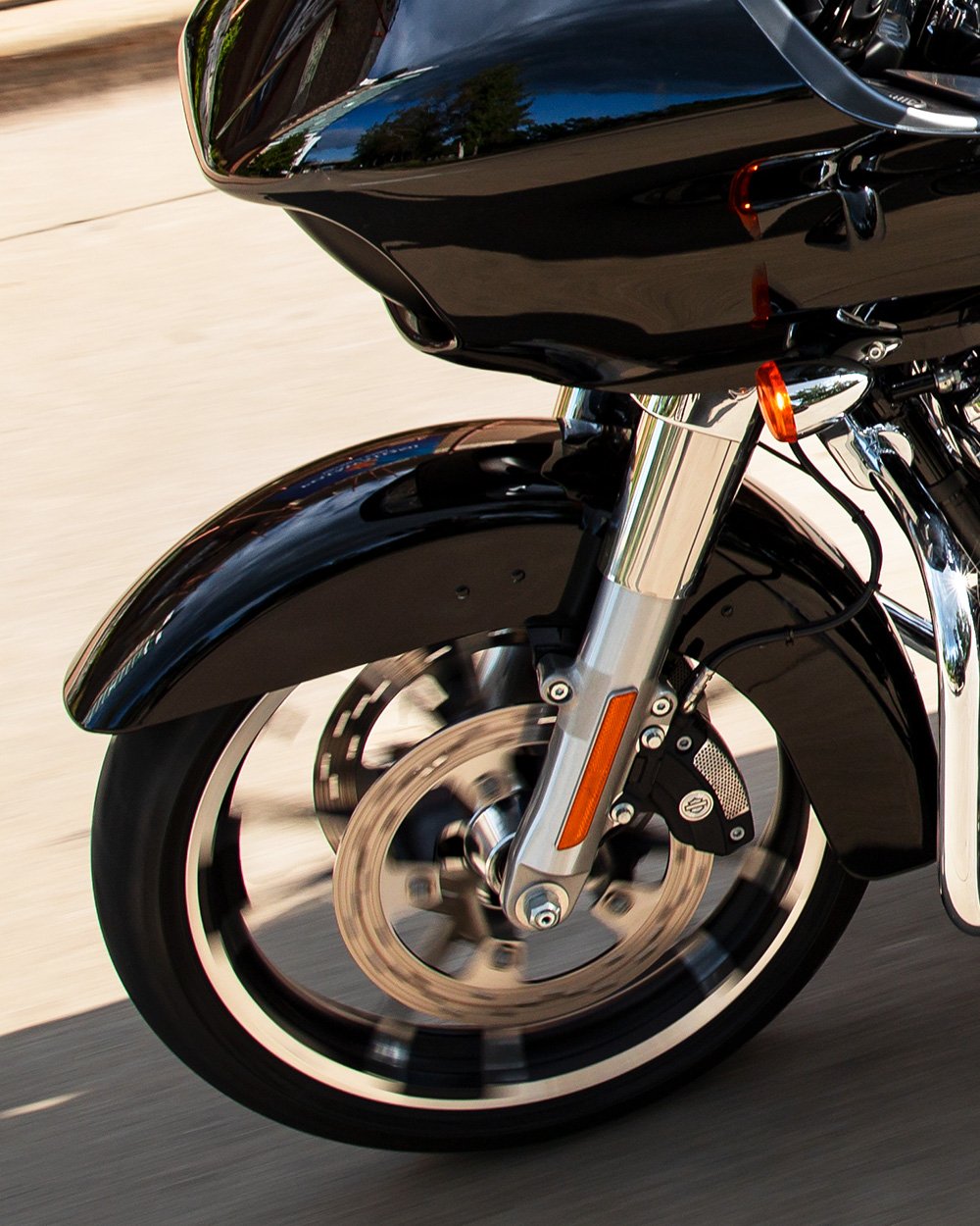 H-D on a 2022 Road Glide motorcycle