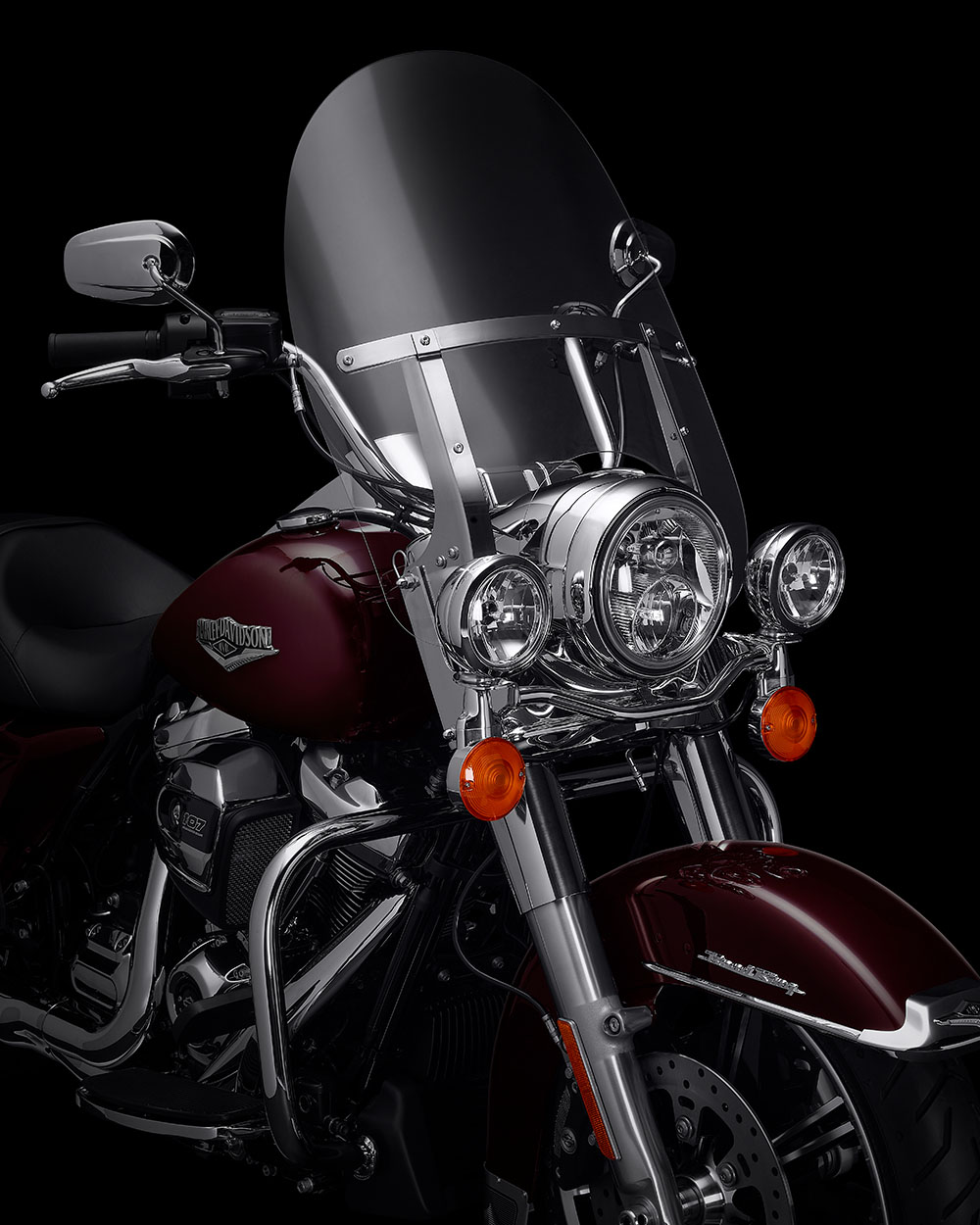 Aluminum PK Style Tail Lamp for Harley Davidson by V-Twin