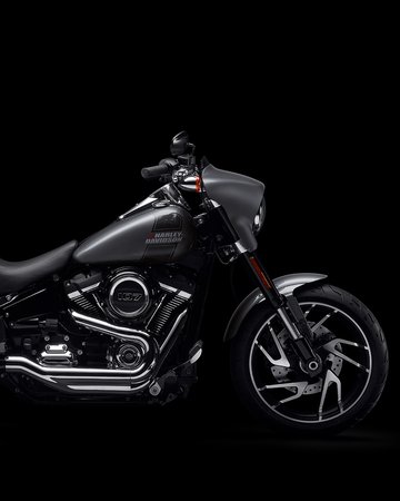 2022 Sport Glide motorcycle parked on the street