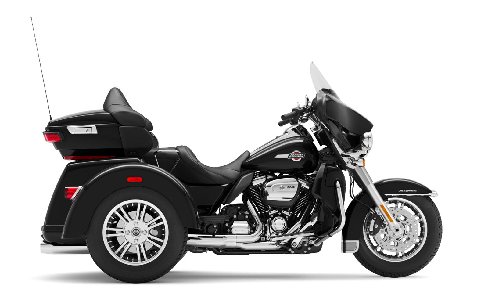 Portaequipajes para Harley Davidson tri Glide ultra negro 