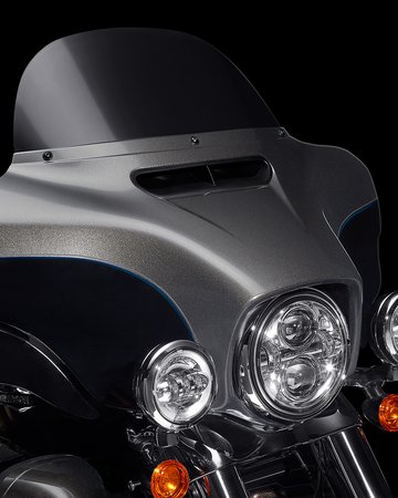 Air Vent on a 2022 Tri Glide Ultra motorcycle