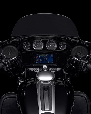 Boom Box GTS Infotainment system på en Ultra Limited motorcykel