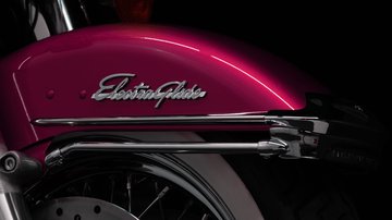 Touches rétro de la motocyclette Electra Glide Highway King