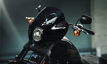 Custombyggd Low Rider S-motorcykel