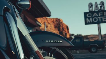 لقطة مقرّبة لدرّاجة Ultra Limited