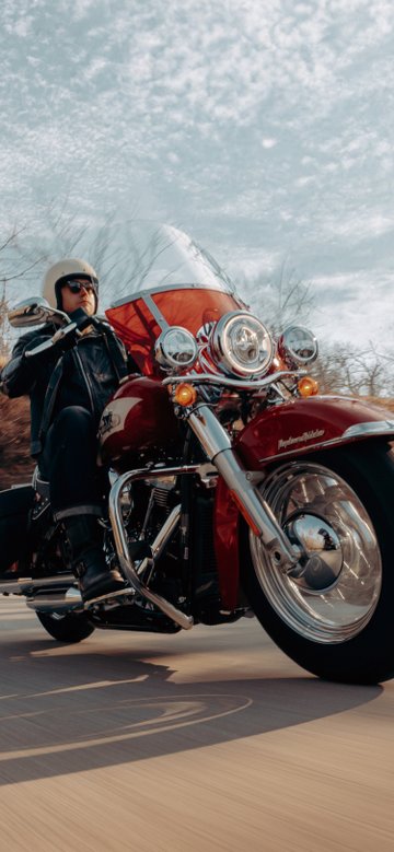 Hydra Glide Revival motosikletin güzel bir fotoğrafı