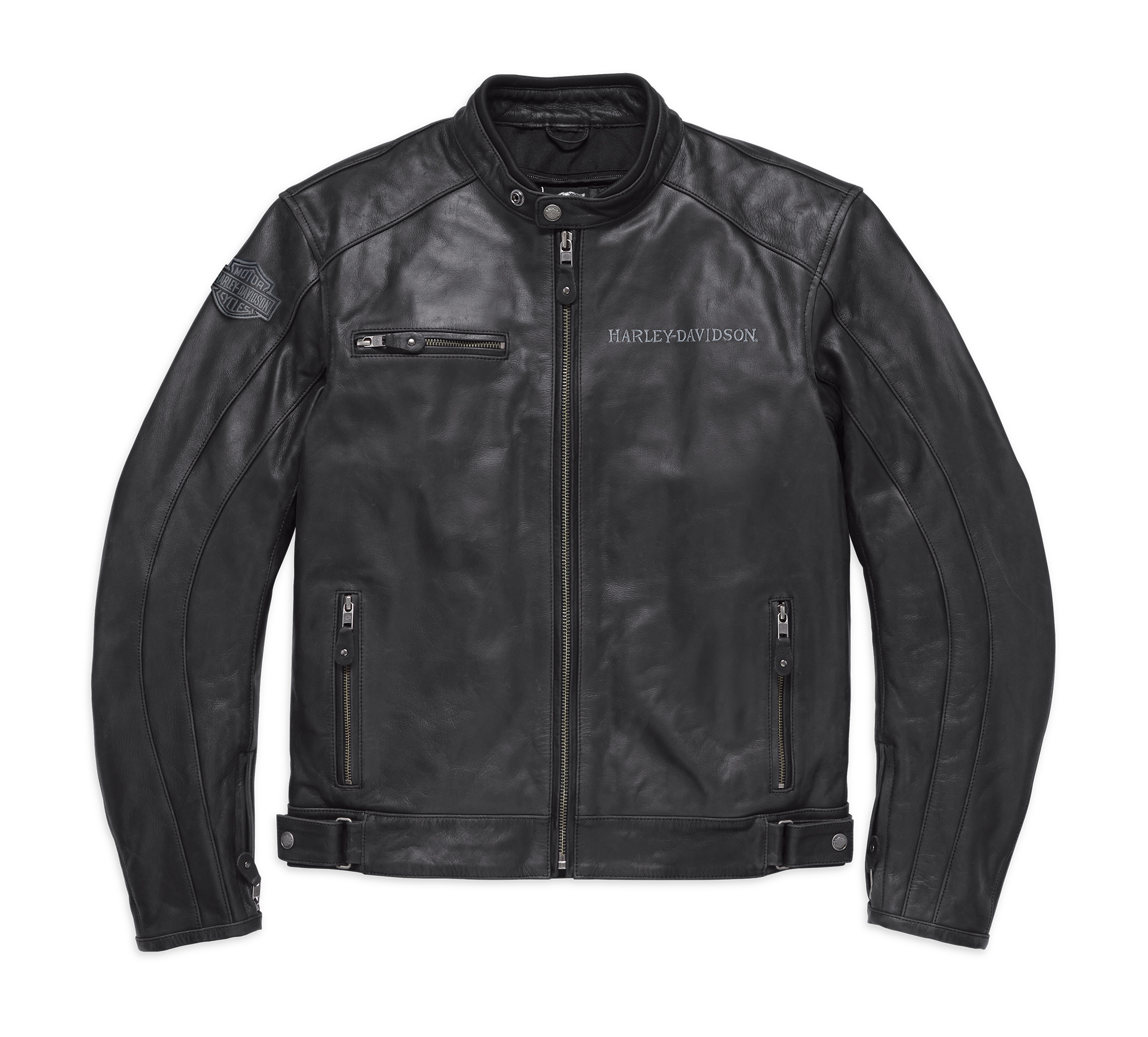 gilet cuir harley davidson homme