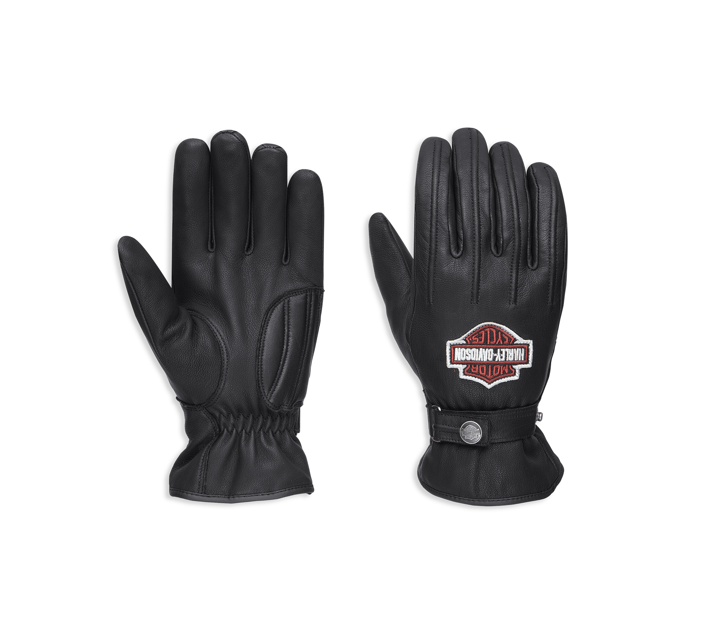 Men S Enthusiast Leather Gloves 98356 17em Harley Davidson Europe