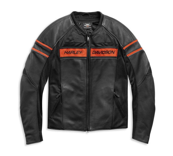 Blouson en cuir Harley-Davidson Brawler pour hommes 1