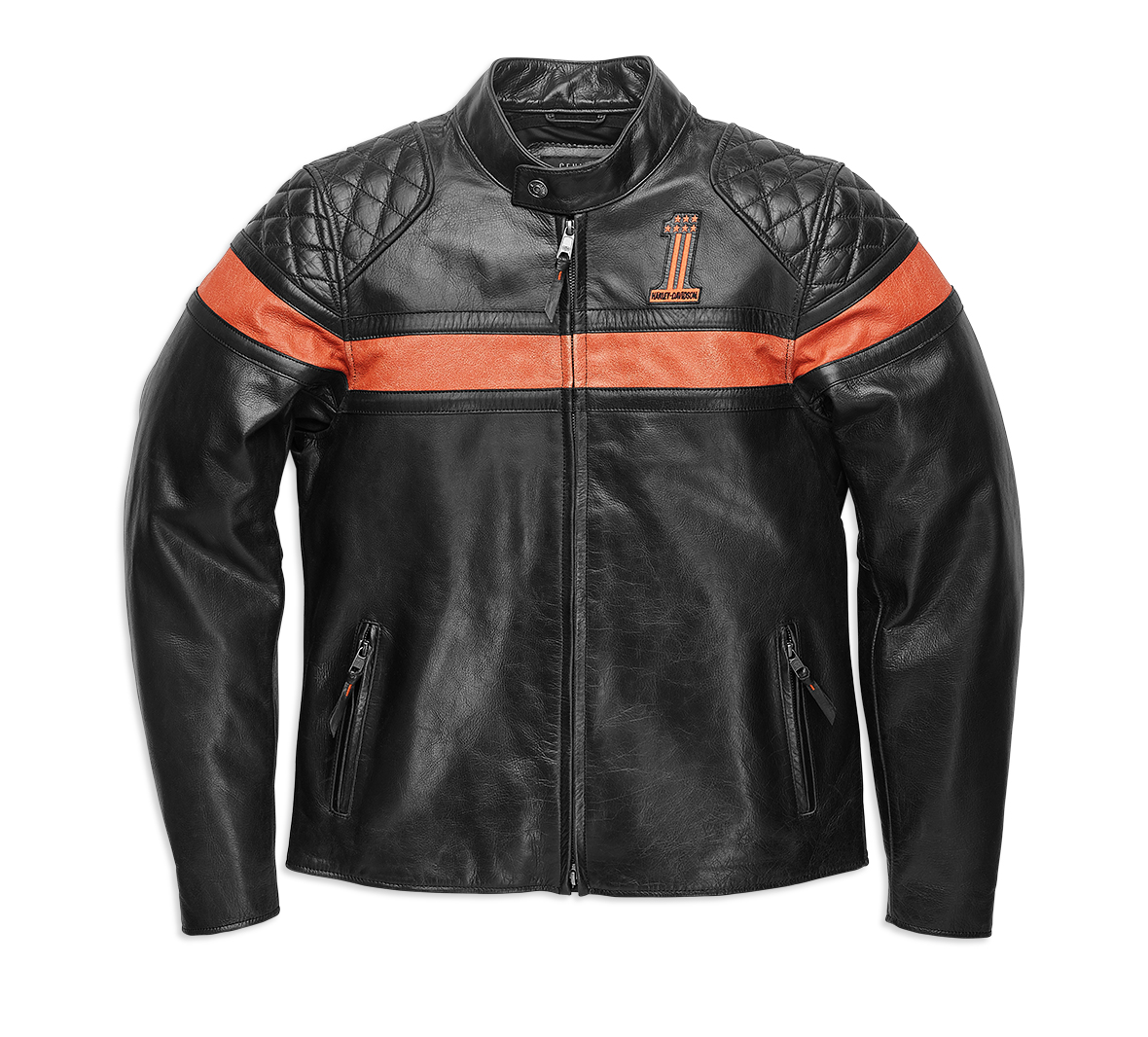 Men's Victory Sweep Leather Jacket | Harley-Davidson USA