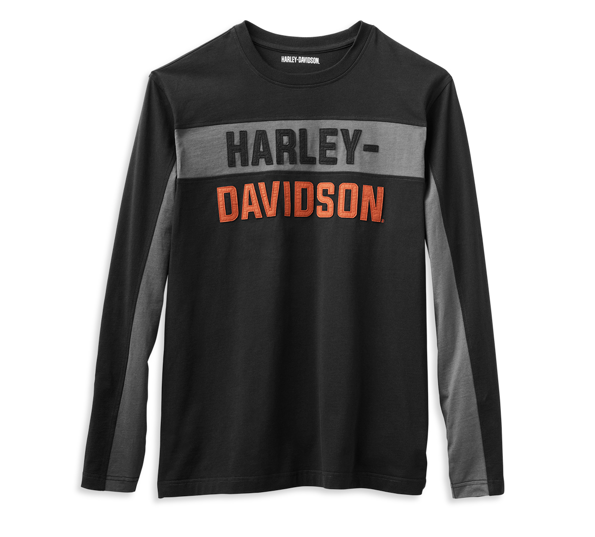 Harley-Davidson Hommes Distressed Imperial Asphalt V-Neck manches