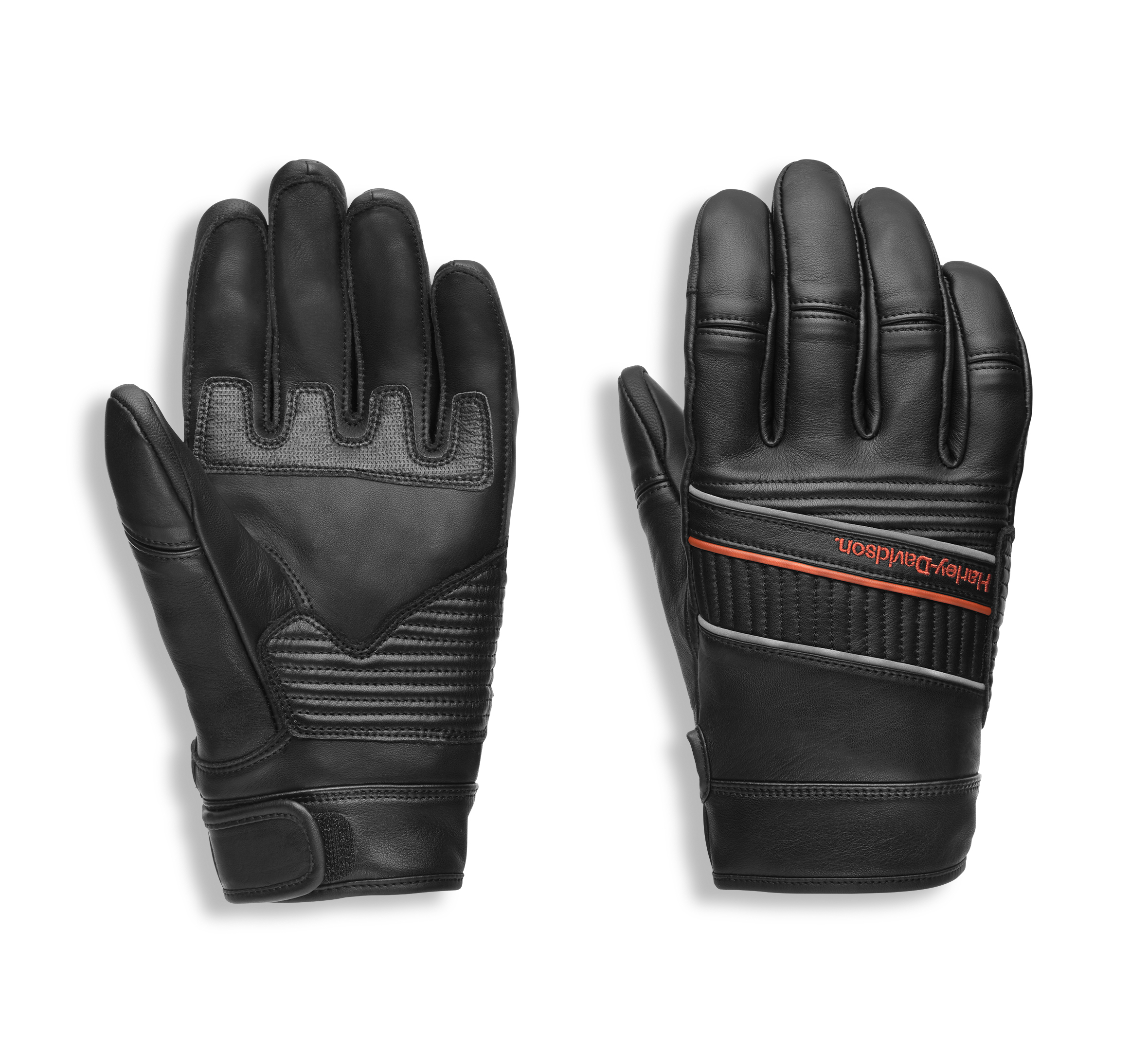 Men S Hwy 100 Full Finger Leather Glove 97109 21vm Harley Davidson Indonesia