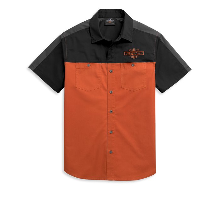 Colorblock Logo Shirt para hombre | Harley-Davidson