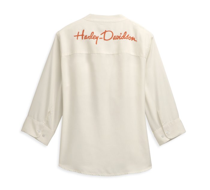 Embroidery Logo Two Pocket Shirt mujer | Harley-Davidson ES