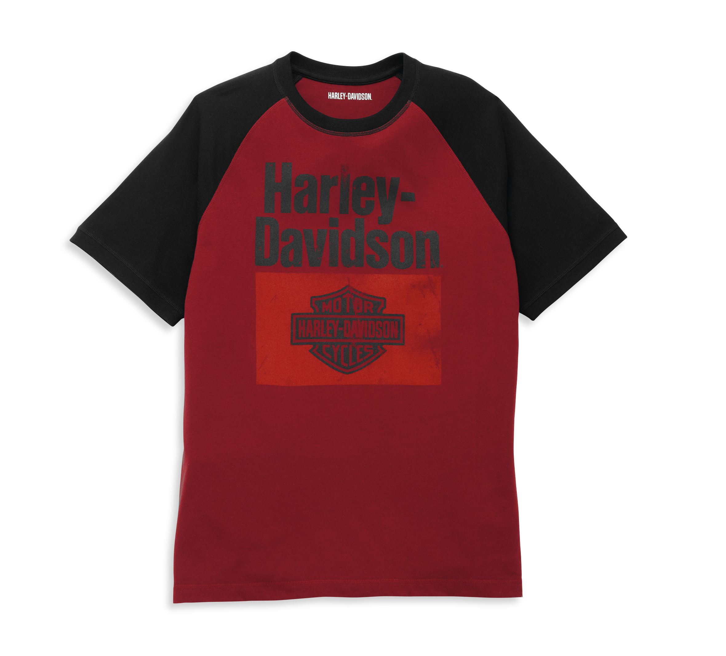 Harley-Davidson Men's Rolling Stones Mash Short Sleeve Crew-Neck T-Shirt Black 
