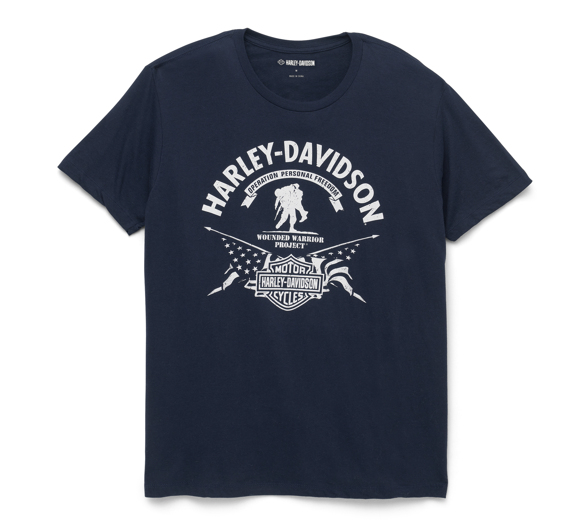 Men's Harley-Davidson Wounded Warrior Project Stars & Stripes Tee ...