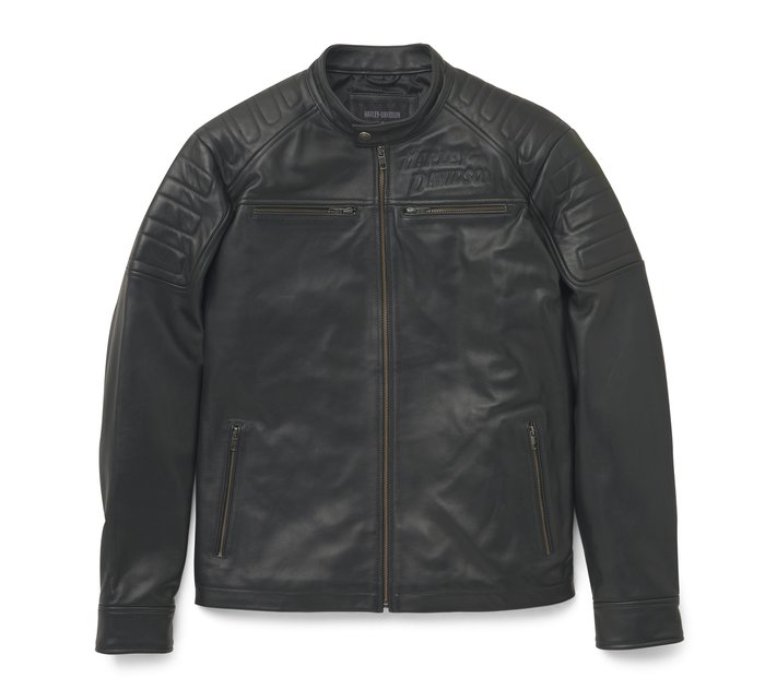 Men's Wells Leather Jacket 1