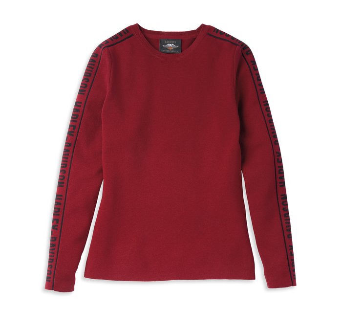 Women's Jacquard Sleeve Sweater 1