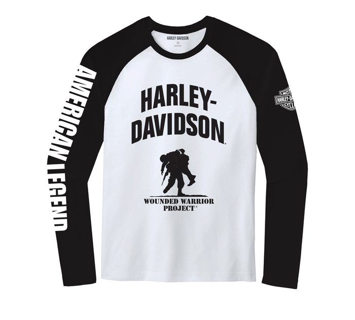 Men's Harley-Davidson Wounded Warrior Project Raglan Sleeve Tee 1