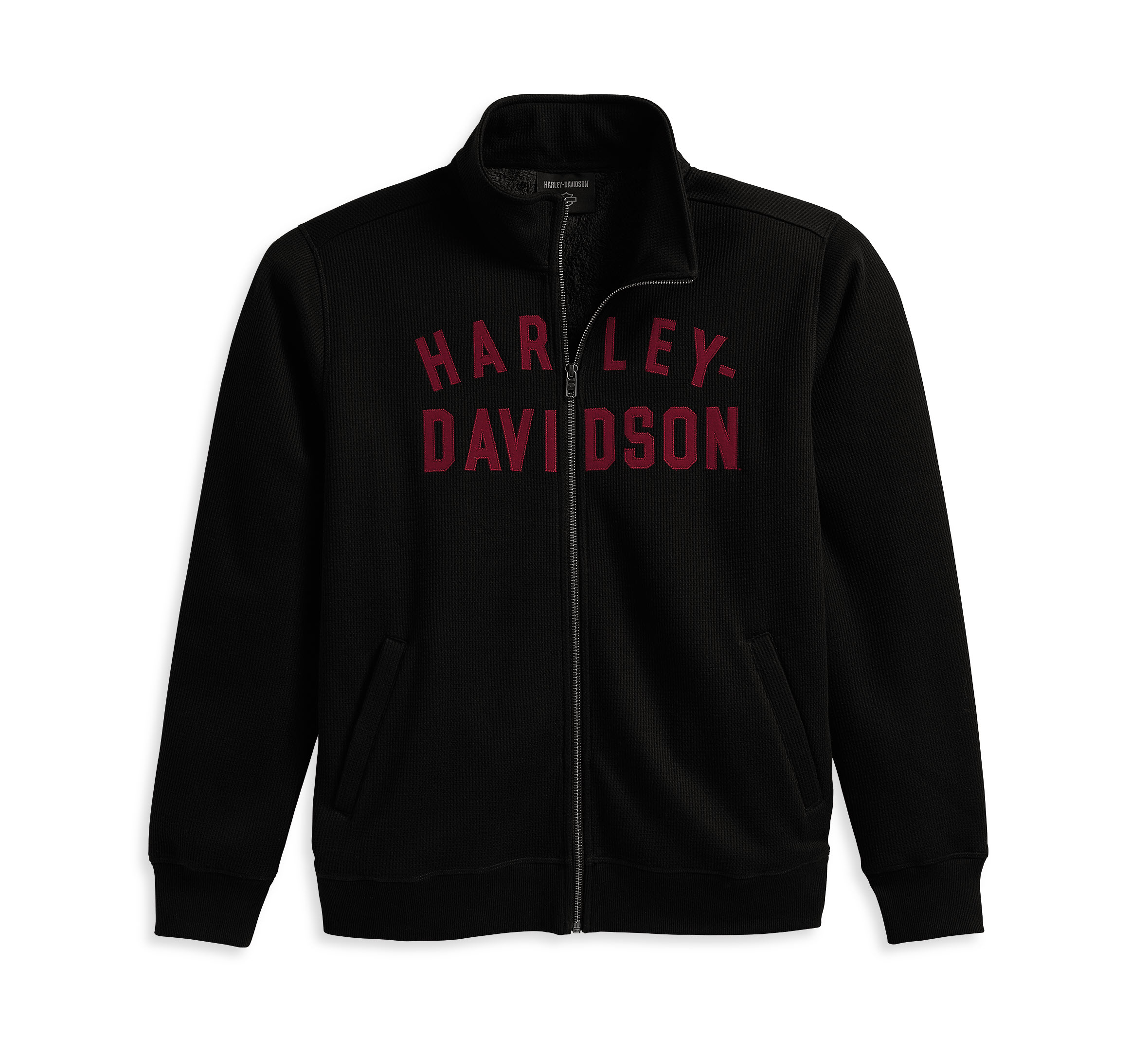 Men's Staple Thermal Sherpa Sweater - Black Beauty | Harley-Davidson UK