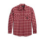 Men's Harley Flannel - Red Plaid