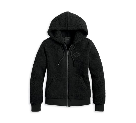 Skechers mens Skechluxe Restful Long Sleeve Hoodie Hooded Sweatshirt, Bold  Black, Small US at  Women's Clothing store