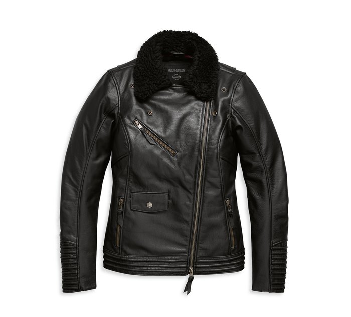 Women's Maverick Leather Biker Jacket 1