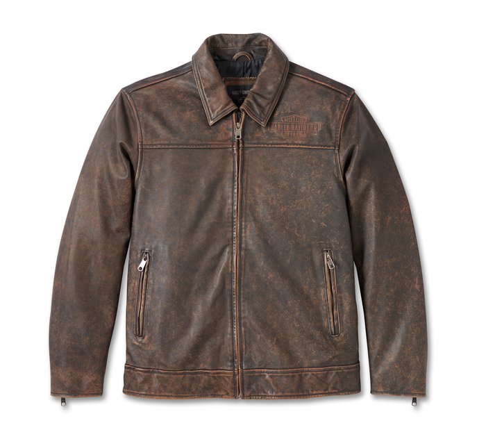 Men's Gas & Oil Leather Jacket 1