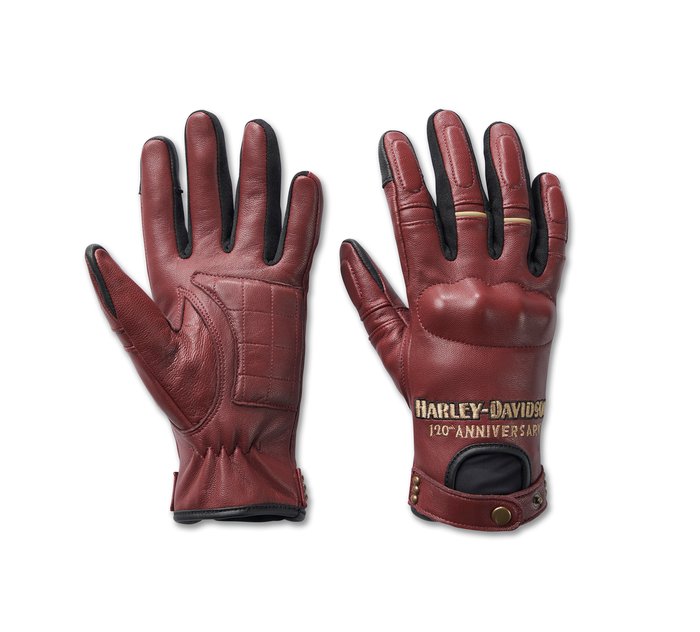 Women's 120th Anniversary Cycle Queen Leather Gloves 1