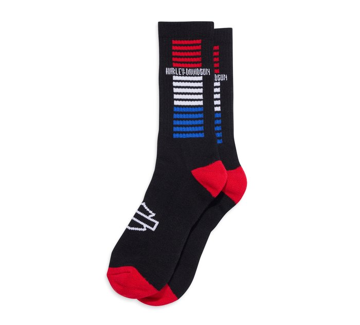 Men's AMF Red, White, Blue Sock 1