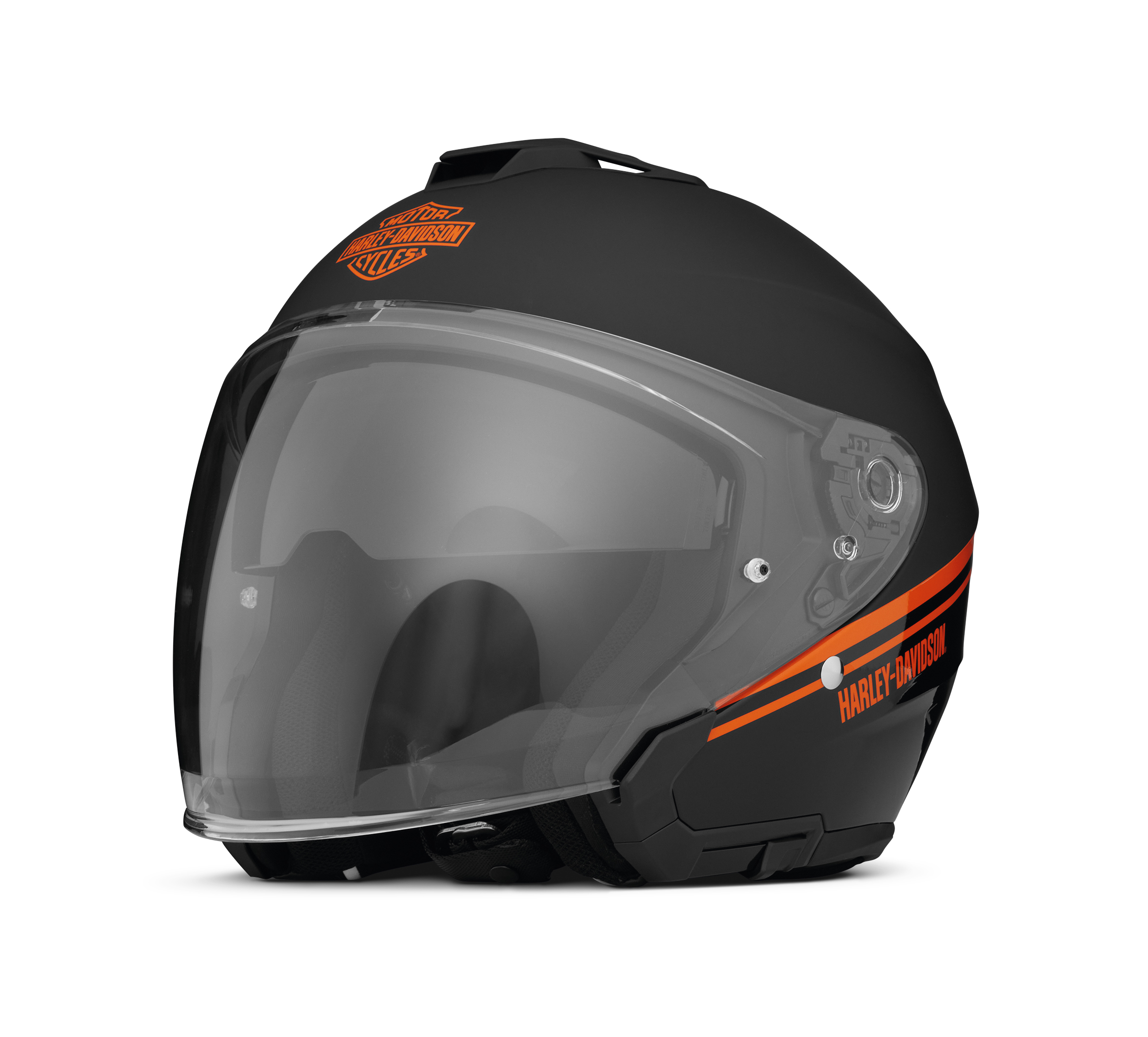 Maywood II Sun Shield H33 3/4 Helmet Gloss Black/Matte Black  Harley-Davidson CA