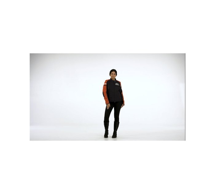 Women's Hazard Waterproof Textile Riding Jacket 8